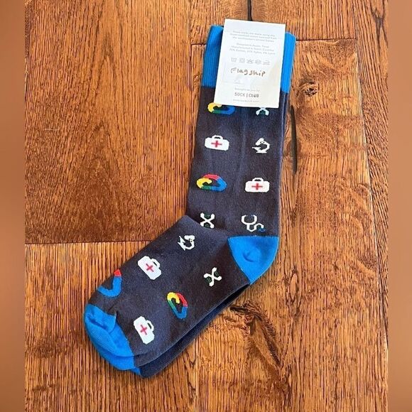 Sock Club Google Cloud Logo Socks Adult One Size Novelty Computer Tech Nerd NWT - Picture 4 of 5